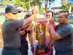 Meriahkan HUT TNI Ke-78 Dandim 0826/Pamekasan Buka Turnamen Volly Ball Dandim Cup Xl Tahun 2023