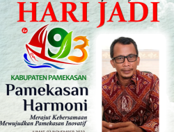 Dinas PUPR Pamekasan Mengucapkan Selamat Hari Jadi yang ke -493