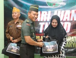 Hari Juang TNI AD Ke-78 dan HUT Ke-75 Kodam V/Brawijaya Kodim 0826/Pamekasan Gelar Bhakti Sosial