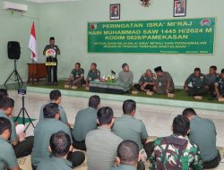 Kodim 0826/Pamekasan Gelar Peringatan Isra’ Mi’raj Nabi Muhammad SAW 1445 H