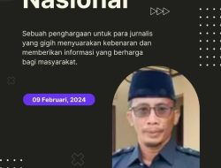 KEPALA DINAS PUPR PAMEKASAN MENGUCAPKAN SELAMAT HARI PERS NASIONAL