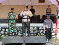 Operasi Mantap Brata Semeru 2024”Polres Pamekasan Gelar Apel Pergeseran Pasukan