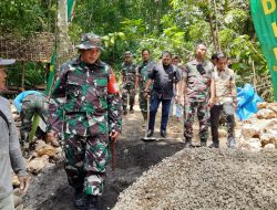 Sebelum Puasa Dansatgas TMMD Ke-119 Kodim 0826/Pamekasan Targetkan Pembangunan Jembatan Selesai