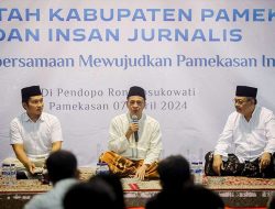 Silaturahim dan Wartawan , Pj Bupati Pamekasan: Semoga Menambah Energi Positif