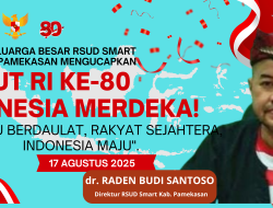 Keluarga Besar RSUD SMART Pamekasan Mengucapkan Dirgahayu Republik Indonesia ke -80