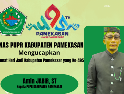 Keluarga Besar Dinas PUPR kabupaten Pamekasan Mengucapkan Selamat Hari Jadi Kabupaten Pamekasan yang ke -495