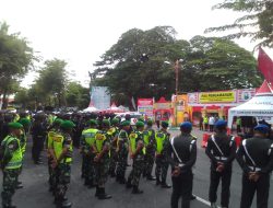 Anggota Kodim 0826/Pamekasan Ikuti Apel Gabungan Pengamanan Tahun Baru