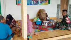 Babinsa Koramil 0826-09/Pakong Laksanakan Pendampingan Posyandu di Desa Somalang