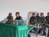 Dandim 0826/Pamekasan Ikuti Kegiatan Vidcon Bersama Perwira Kodim 0826 dan Kepala Desa Samatan