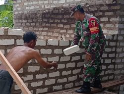 Pak Babin Bantu Warga Bangun Rumah di Pamekasan
