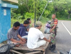 Serma Sufriadi Laksanakan Komsos Bersama Para Pemuda di Desa Tanjung Pademawu