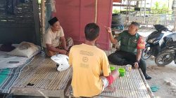 Serka Ramli Laksanakan Komsos Bersama Masruki, Desa Teja Barat Ketua RT 02/RW 03