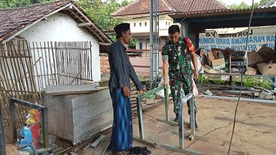 Pererat Silaturahmi dengan Warga Binaan Serda Sugeng Ardiansah Laksanakan Komsos