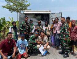 Batituud Ramil 0826/06 Pademawu Bantu Petani Serap Gabah Kering Pane di Desa Dasok