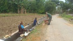 Irigasi Baru 100 Meter di Taraban, Babinsa Larangan: Dukung Air untuk Sawah dan Palawija