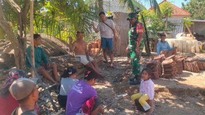 Babinsa Dorong Warga Tingkatkan Hasil Pertanian di Pamekasan