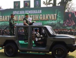 Karya Bhakti Skala Besar TNI AD Resmi Dimulai, Dandim Pamekasan Jadi Komandan Upacara