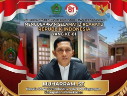 Dinas Perindustrian Dan Perdagangan Kabupaten Pamekasan Mengucapkan Selamat Dirgahayu Republik Indonesia ke-81
