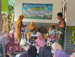 Babinsa Tlanakan Pantau Balita, Stunting Jadi Perhatian Bersama