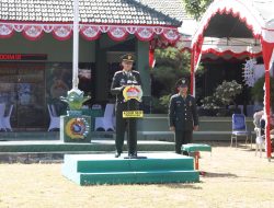 TNI Kuat Bersama Rakyat, Dandim Pamekasan Pimpin Upacara HUT ke-81