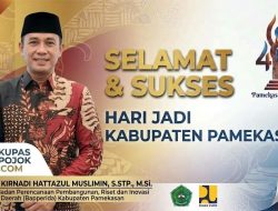 Dinas Bapperida Pamekasan Mengucapkan Selamat dan Sukses Hari Jadi Pamekasan ke-493